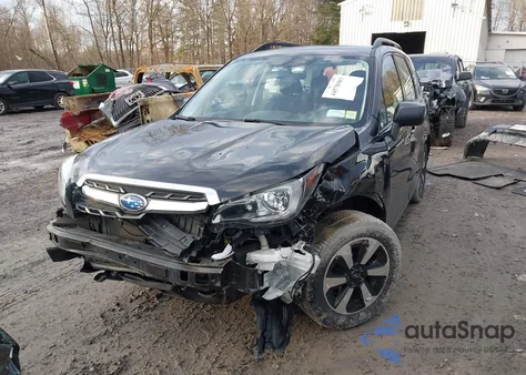 2017 Subaru Forester 2.5I from USA, damaged, VIN JF2SJABC0HH501102
